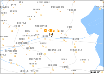 map of Kikaste