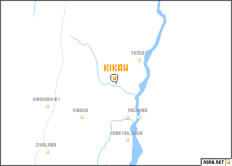 map of Kikaw