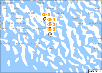 map of Kika