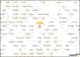 map of Kʼīkʼē