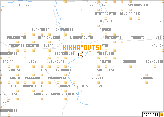 map of Kikhayovtsi