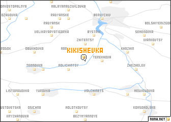 map of Kikishëvka