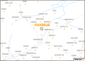 map of Kikkaoja