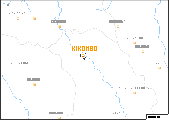 map of Kikombo