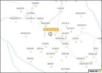 map of Kikonge