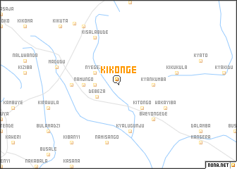 map of Kikonge