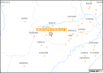 map of Kikongo-Dikambi
