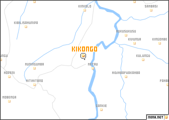 map of Kikongo
