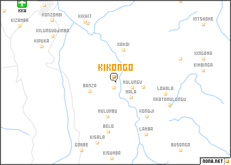 map of Kikongo