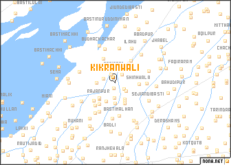 map of Kikrānwāli