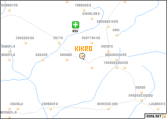 map of Kikro