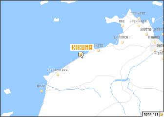 map of Kikuma