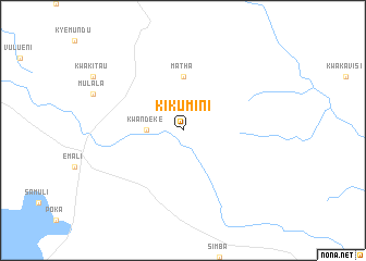 map of Kikumini