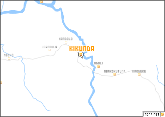 map of Kikunda