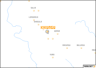 map of Kikungu