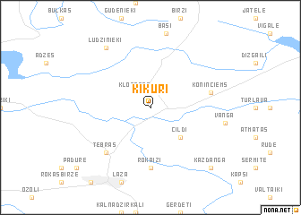 map of Ķikuri