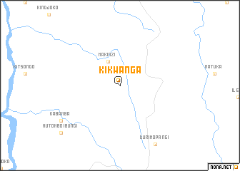 map of Kikwanga