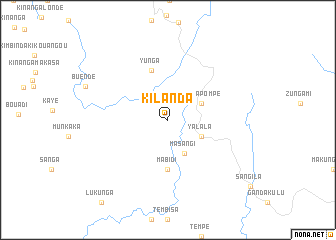 map of Kilanda