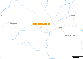 map of Kilangala