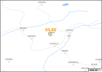 map of Ķilas