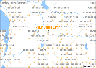 map of Kilavaneliya