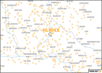 map of Kilavice