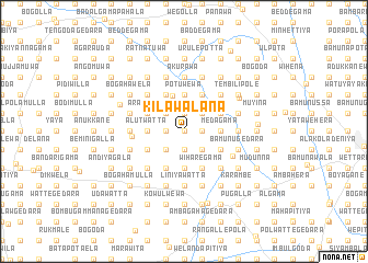 map of Kilawalana