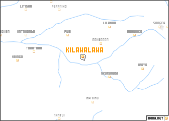 map of Kilawalawa