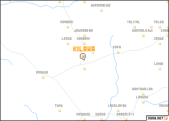 map of Kilawa
