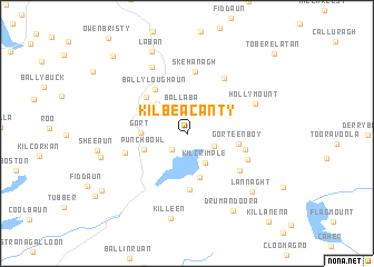 map of Kilbeacanty