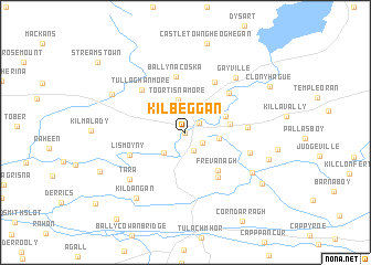 map of Kilbeggan