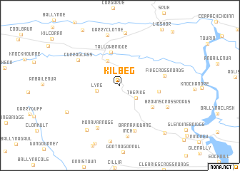 map of Kilbeg