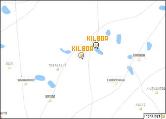 map of Kilboa