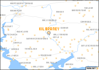 map of Kilbraney