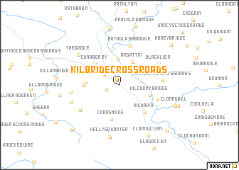 map of Kilbride Cross Roads