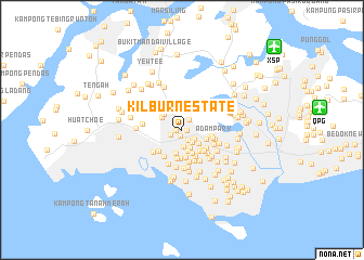 map of Kilburn Estate