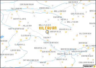 map of Kilcavan
