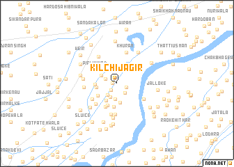 map of Kilchi Jāgīr