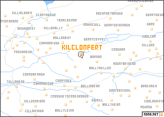 map of Kilclonfert