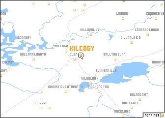 map of Kilcogy