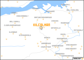 map of Kilcolman