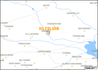 map of Kilcolumb