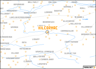 map of Kilcormac