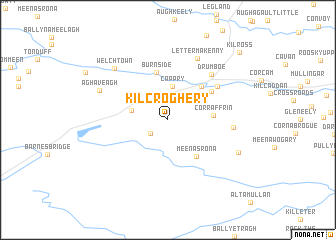 map of Kilcroghery