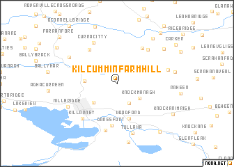 map of Kilcummin Farmhill