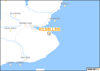 map of Kildalloig