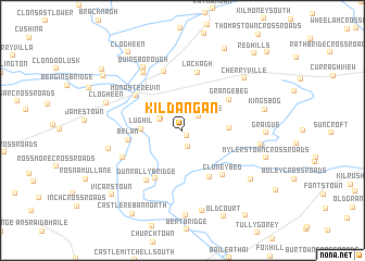 map of Kildangan