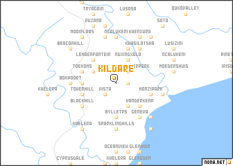 map of Kildare