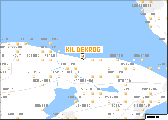 map of Kildekrog