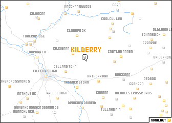 map of Kilderry